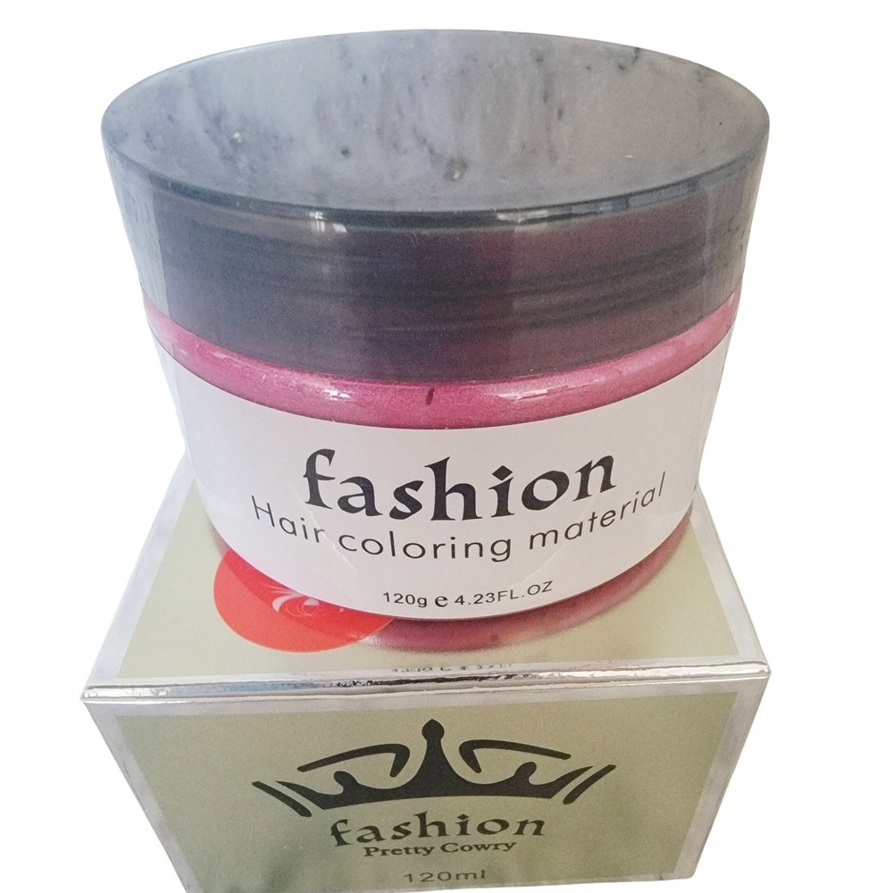 Pretty Cowry‎ Fashion Hair Coloring Material Red Modeling Wax 120g 4.23oz NEW - Picture 2 of 9